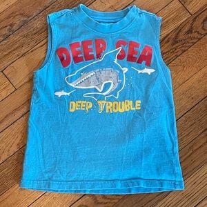 OshKosh Shark Muscle Shirt, Youth Size 6